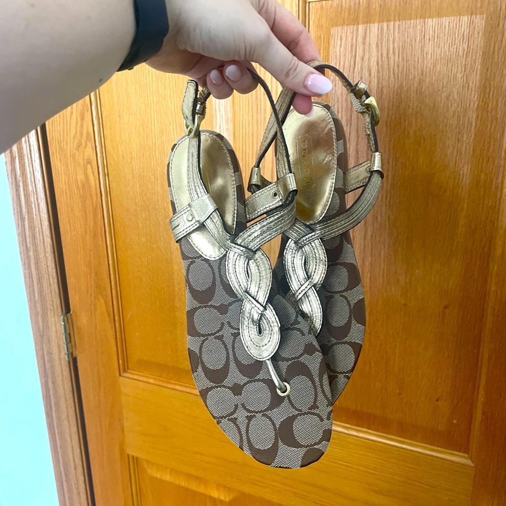 Coach Flat Sandals